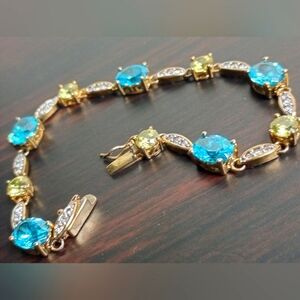 Vintage 925 gemstone bracelet